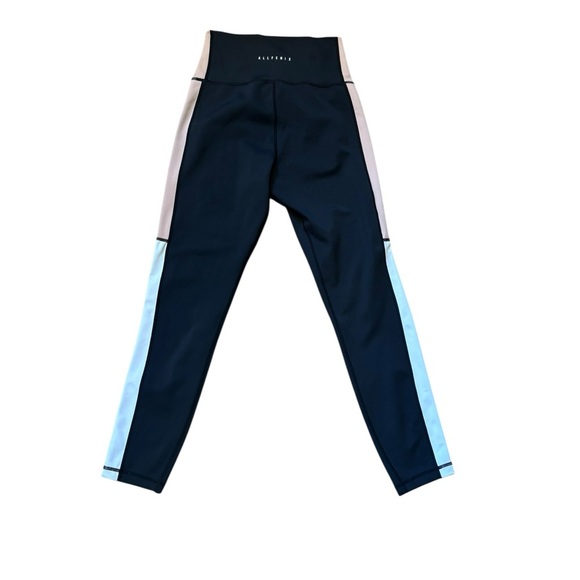 Allfenix Heidi ColorBlock Black and Blush Leggings 7/8 Size Small - Picture 3 of 4